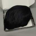 4x4 Lace Closure Pixie Cut Human Hair Wigs for Women Glueless Short Layered Pixie Cut Straight Lace Frontal Wigs Brazilian Virgin Straight Human Hair Wig Natural Black Color