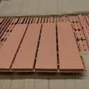 Goovilla Plastic Interlocking Deck Tiles, 36 Pack Balcony Flooring, 12"x12" Waterproof Outdoor Flooring All Weather Use, Patio Floor Decking Tiles for Porch Poolside Backyard Concrete, Dark Khaki