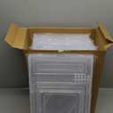 Pinkpum Upgraded Hard Shoe Storage Box 12 Pack X-Large Fit Size 12, Thicken & Sturdy Clear Plastic Stackable Shoe Organizer Box Closet, Sneaker Storage Display Case Holder Bins with Magnetic Door