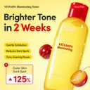 EQQUALBERRY Vitamin Illuminating Toner - Brightening Vitamin C & Niacinamide 3% | Gentle Daily Exfoliating | Skin-Prep Hydration for Glowy Skin(5.07 fl.oz / 150ml)