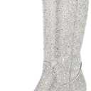 SOVANYOU Women's Cowboy Boots Western Boots Pointed Almond Toe Block Heel Sparkly Cowgirl Tall Boot (11)