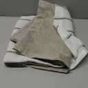 Jinchan Nautical Valance Striped Linen Curtain 16 Inch Farmhouse Light Filtering Kitchen Valance for Living Room Window Double Layer Window Pinstripe 1 Panel Black on White