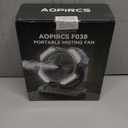 Camping Misting Fan - 24000mAh Portable Battery Powered Fans with 9oz Water Tank, Light, Hook - Rechargeable, 120H Cooling, Last 5H Mist, 4 Speed, Sleep Mode - Outdoor Gear, Travel Essentials (Black)