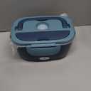 Electric Lunch Box Food Heater 80W Heated Lunch Box for Adults 12V 24V 110V 220V Portable Food Warmer LunchBox Lonchera Elctrica Porttil for Car Truck Work Driver Valentine's Gift for Men Women (Blue)