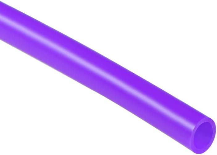 Uxcell Silicone Tubing, 3/8"(9mm) ID x 1/2"(12mm) OD 6.6ft Rubber Tube Air Hose Water Pipe for Pump Transfer, Purple
