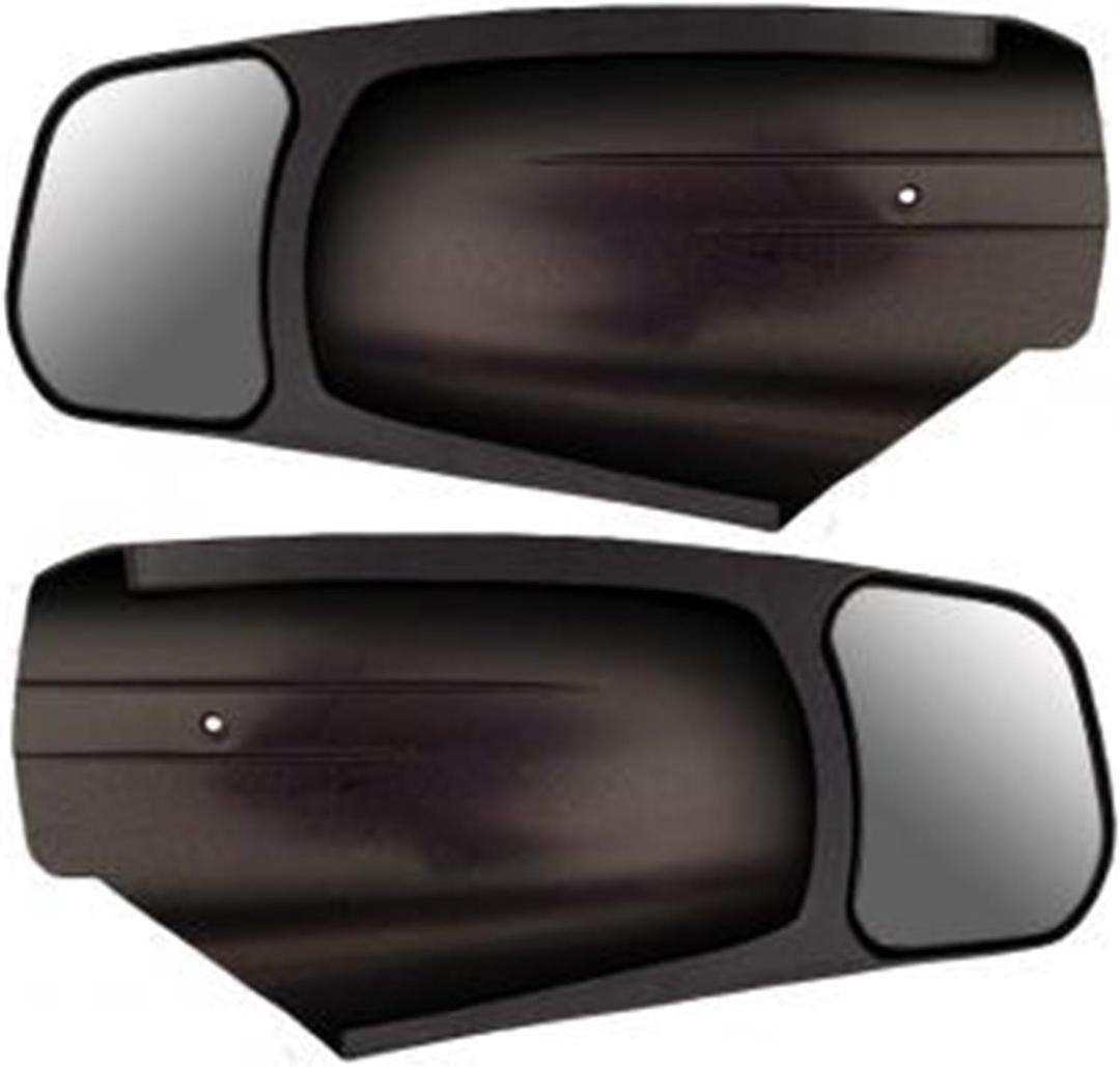 CIPA 10950 Chevrolet/GMC Custom Towing Mirror - Pair, Black, 18 Inches