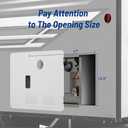 15 x 18 Inches RV Water Heater Black Door. ONLY Door kit for Ranein RV Water Heaters