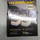 18V/20V Cordless Work Light, 25W Portable Flood Light Work for Dewalt 18V Battery, Super Bright COB LED Work Light with 3 Light Modes and Upgraded Low Voltage Protection(no Battery)