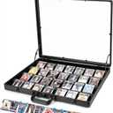 Aluminum Trade Show Display Case – 24"x20" Trading Cards Tabletop Showcase