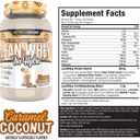 Musclesport Lean Whey Revolution Protein Powder - Whey Protein Isolate - Low Calorie, Low Carb, Low Fat, Incredible Flavors - 25g Protein per Scoop (2LB, Coconut Caramel) (2 Pound (Pack of 1))