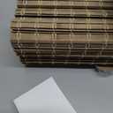 LazBlinds Cordless Bamboo Roman Shades, Privacy Blinds for Interior Windows, Room Darkening Roll Up Bamboo Blinds for Home & Patio, 22.5" W x 48" H, BDP-Driftwood