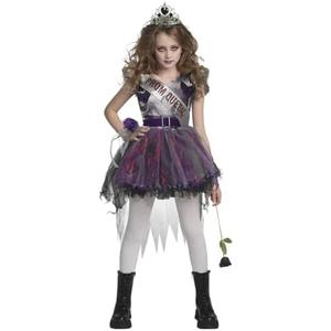 Spooktacular Creations Zombie Prom Queen Costume for Girls, Halloween Costumes for Kids, Zombie Princess Outfit for Girls S