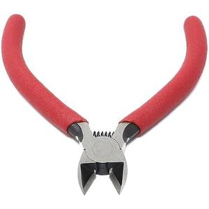 iexcell 4.5" Side Cutter Diagonal Wire Cutting Pliers Nippers Repair Tool, Red, Chrome-Vanadium Steel