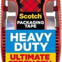 9 x Scotch Heavy Duty Packing Tape with Dispenser 1.88 Inch X 800 Inch