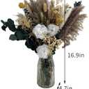 Dried Flowers, Reeds and Grasses Bouquet, Suitable for Home Decoration, Wedding Center Decoration, Autumn Flower Arrangement (Mixed Natural (White, Beige, Brown))