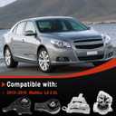 Engine Motor & Transmission Mount Compatible with 2013 2014 2015 Malibu L4 2.5L 4-Piece Replaces# A5179 A5711 A5501 A5502