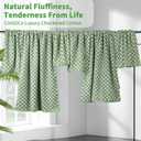 CinGiiCo Checkered Bath Towels Set of 6 Large, 600GSM, 100% Cotton Shower Towels * 2 (55 * 28 in), Hand Towels * 4 (29 * 14 in),Towels for BathroomPoolHotel, Spa (Checkered Dark Green)