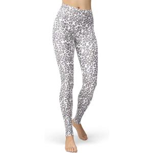 Women's Leopard Printed Leggings Animal Skin Brushed Buttery Soft Tights