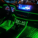Interior Car LED Strip Lights APP Control, 5 in 1 RGB 16 Million Colors Ambient Lighting Kit with 236 inches Fiber Optic, Music Mode Inside Car Lighting Decorations