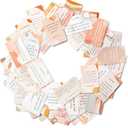 Mr. Pen- Prayer Cards, 70 Unique Bible Verse Boho Theme, Mini Scripture Cards for Women and Men, with Verses, Christian (70 Pack, 3.45" x 2.15)