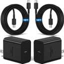 2Pack 45W Super Fast Charger Type C 10ft, USB C Wall Charging and Long Android Phone Charger Cable Cord for Samsung Galaxy S25 Ultra/S25 Plus/S25/S24+/S24 Ultra/S23 Ultra/S22 Plus/S21/Note 20/Note10+ (10feet)