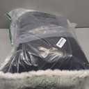 Washable Dog Bed for Small Medium Dogs - Rectangle Orthopedic Corduroy Fleece Pet Bed with Removable Cover and Nonskid Bottom, Calming Puppy Bed Soft Pet Sofa, Cream(25x21x7inchs)