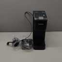 Single Serve Coffee Maker, Iced and Hot Coffee Machine for K Cup & Grounds, Compact Design, 40oz Removable Water Reservoir, 6 to 24 Oz Brew Sizes, Fits 7.3" Travel Mug, Black