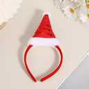 3 x Christmas Headbands for Women Santa Hat Headband Holiday Hair Accessories Red Hat Hair Band Party Favors
