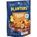 PLANTERS Spicy Nuts & Cajun Sticks Trail Mix- Mixed Nuts Trail Mix Snack Packs, 6 oz Bags (Pack of 12) (EXP 04/21/26)