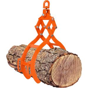 28inch Log Tongs, Log Grapple for Logging Tongs, Swivel Steel Skidding Tongs, 4 Claw Timber Claw Hook Eagle Claws Design Log Lifting Tongs for for Tractors, ATVs, Trucks, Forklifts 2700LBS Capacity