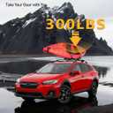 Tuyoung 300lbs Lockable Roof Rack Cross Bars Compatible with Subaru Crosstrek 2018-2023 & Impreza 2017-2023 with Side Rails, Heavy Duty Anti-Theft Aluminum Roof Crossbars Rooftop Luggage Carrier