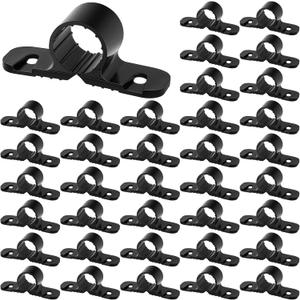 50 Pack 1/ 2 Inch Pipe Supports Suspension Clamp Pipe Clamps Pex Clamps for Pex, Copper, CPVC Pipe (Standard Style)