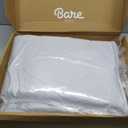 Bare Home Faux Fur Blanket - Ultra-Soft Luxurious - Cozy Warm Blanket for Couch, Sofa, Chair, Bed - Fuzzy Fluffy Super Soft - Decorative Bed Blanket, 60x47 inches (Throw, Silver)