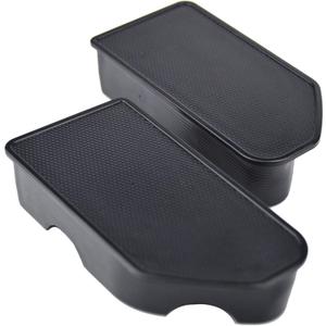 Bed Rail Stake Pocket Covers for Chevrolet Silverado/GMC Sierra 2500/3500HD 2020-2025 Chevy Silverado/GMC Sierra 1500(2019-2025) Accessories Bed Rail Holes Covers Plugs(2 Packs)