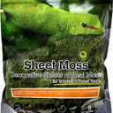 Galpagos (05248) Sheets of Real Moss, 8-Quart, Natural,Green
