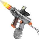 Electric Water Gun for Kids 512 Automatic Battery Powered Water Blaster Rechargeable Water Guns with LED Muzzle 8-16 ft Range, Outdoor Summer Pool Beach Toys Birthday Gift for Boys Girls
