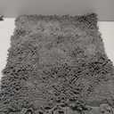 Yimobra Chenille Bathroom Rugs - 32"x20" Super Luxury Soft & Absorbent Quick Dry - Non Slip Bath Mat for Tub Shower - Machine Washable - Dark Gray