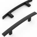 Amerdeco 10 Pack Matte Black 3 Inch(76mm) Hole Centers Kitchen Cabinet Pulls Hardware Kitchen Handles for Cabinets Cupboard Handles Drawer Pulls ZH0003