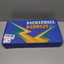 Feel my rhythm Pickleball Paddles Set of 2 with 4 Balls - USAPA Approved Fiberglass Surface, Lightweight, Non-Slip Grip - Premium Paddle Set for All Skill Levels Indoor & Outdoor