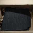 TripleAliners Trunk Floor Mat All Weather Liner Compatible with 2024+ GMC Acadia/Chevy Traverse & 2025 Buick EnclaveAccessories Custom Fit Protection Car Liner TPE Rear Trunk Floor Mat