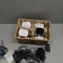 Tapo 1080P Indoor Wired Security Camera - Works as a Baby & Pet Monitor, Motion Detection, 2-Way Audio, Siren, Night Vision, Subscription-Free Local or Optional Cloud, Works with Alexa, C100(4-Pack) (White)