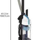 Amazon Basics Upright Bagless Vacuum Cleaner for Carpet and Hard Floors, Washable Filter, Crevice and Upholstery Tools, Detachable Handle, Lightweight, 1.7L Dust Cup, 25ft Cord, Black/White