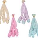 GLOBLELAND 4 Pcs 4 Colors Doll Curly Wig Hair 7.8 inch Downy Gradient Long Hairs for Making Dolls Wigs Fashion Soft Flexible Synthetic Extension Dolls Accessories for DIY BJD Doll Making Craft (Colorful)