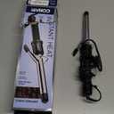 Conair Instant Heat 1/2-Inch Curling Iron, Tight Curl Hair Curler for All Hair Types, Long-Lasting Definition, 25 Heat Settings, Fast Heat-Up, Dual Voltage Small Curling Iron with Clamp, Black