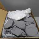 REST Evercool Cooling Comforter, Full/Queen, Blanket for Hot Sleepers, All Season Bedding to Keep Cool for Night Sweats, Breathable Lightweight Blanket, 90"x90" Inches, Cool Gray