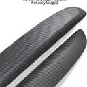 Dashbooard Cover 4pcs ABS Dashboard Panel Trim Cover Compatible with Tesla Model Y Juniper 2025 2026 (Matte Carbon Fiber Pattern)