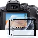 Screen Protector for Canon EOS R10 Camera, 9H Tempered Glass, Anti-Scratch, Anti-Fingerprint, Bubble-Free, Easy Installation with Positioning Tool, High Definition, [1 Pack]