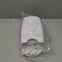 Bubble Machine, Automatic 18000+ Per Minute Big Bubbles Blower Maker for Kids Toddlers with 2 Speeds,6 Wands,Operated by Plugin or Batteries for Outdoor/Indoor Birthday Parties,Wedding (White)