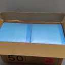 Amazon Basics Heavy Duty Dog and Puppy Pee Pads, Leak-Proof 5-Layer Super Absorbent, Quick-Dry Surface for Potty Training, Regular Size, 24x23", Blue & White, 50 Count