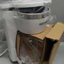BLACK+DECKER CM1160W-1 CM1160W 12-Cup Programmable Coffeemaker, White/Stainless Steel